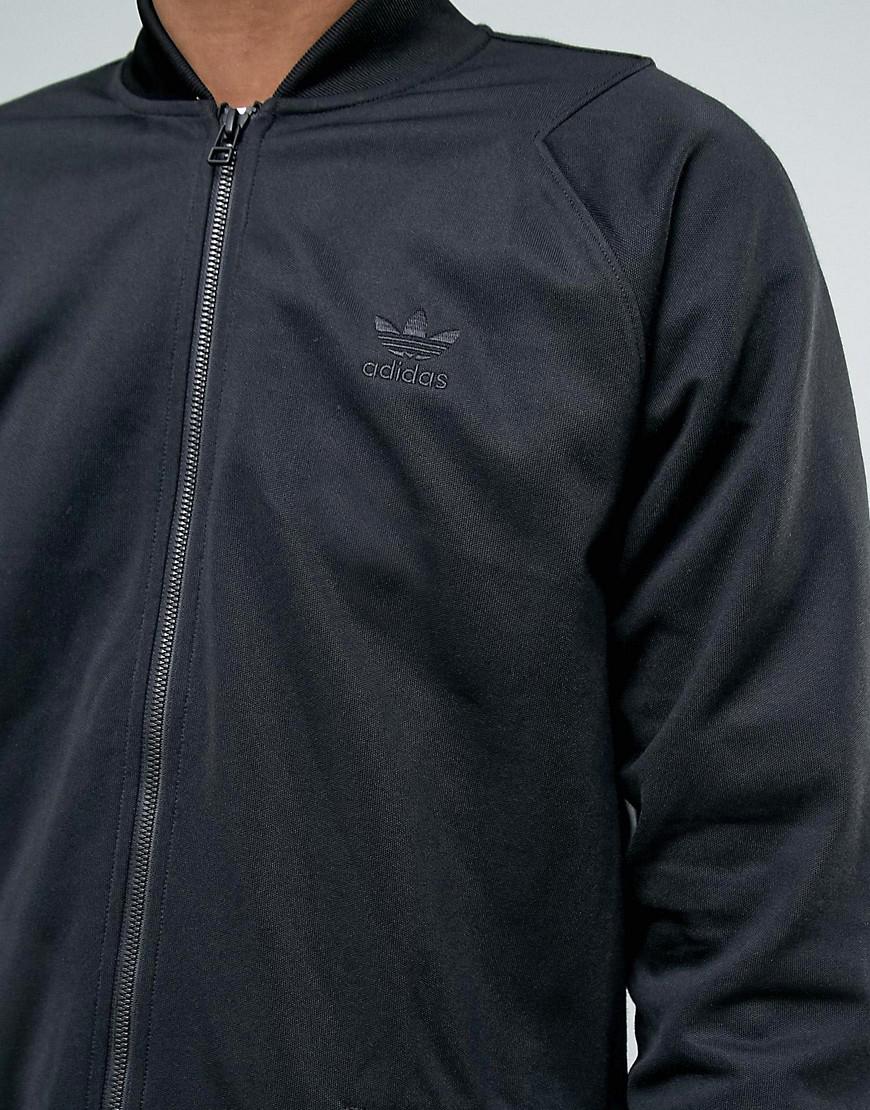 adidas Originals Cotton Adidas Orignals Shadow Tones Bomber Jacket In Black  Ce7106 for Men - Lyst