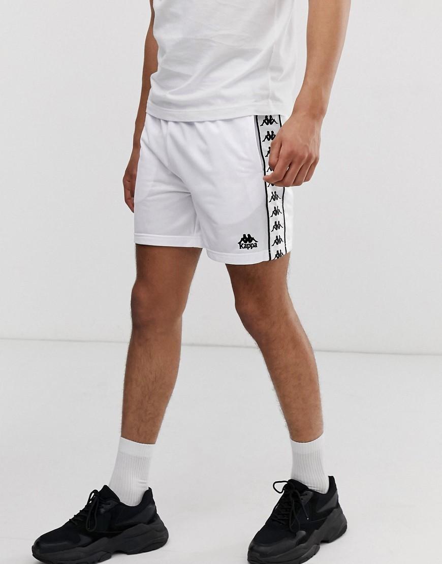 Kappa Authentic Cole Shorts With Logo Taping In White for Men - Lyst