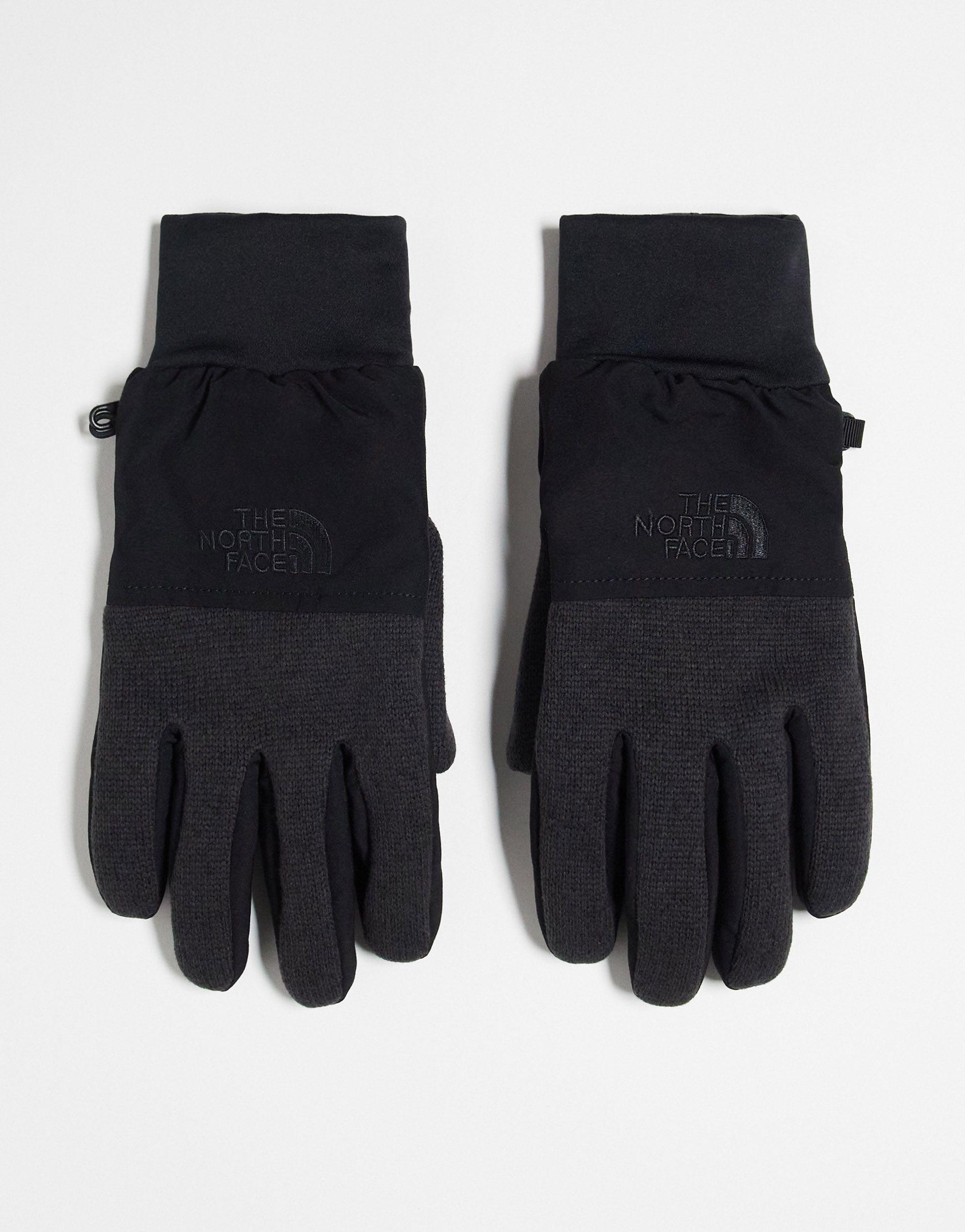 North face hotsell etip gloves grey