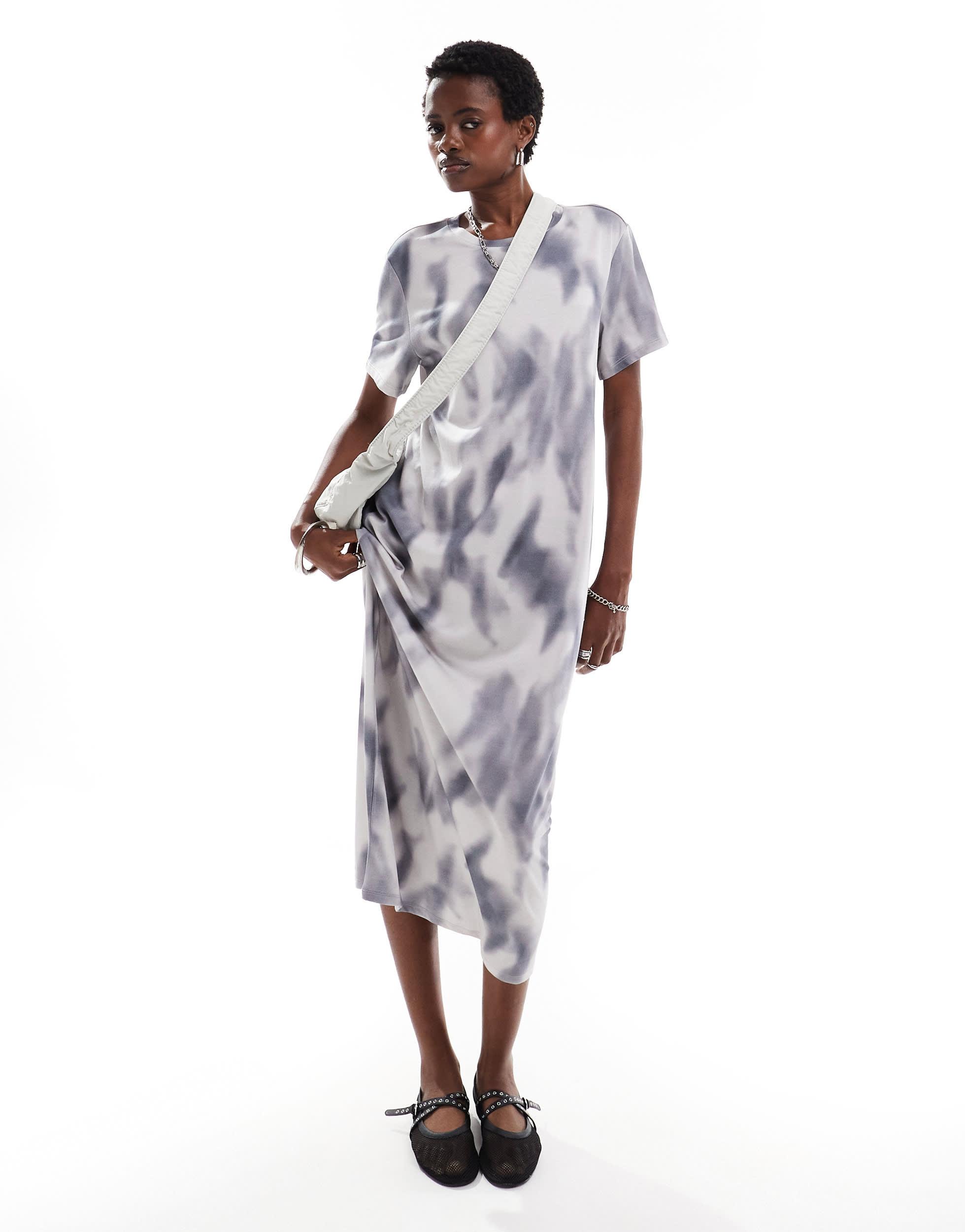 Monki maxi shirt dress discount