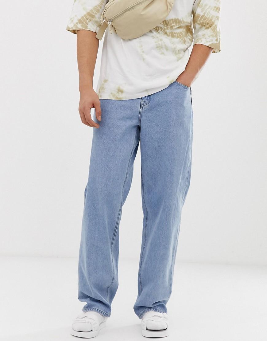 ASOS Denim baggy Jeans in Blue for Men 