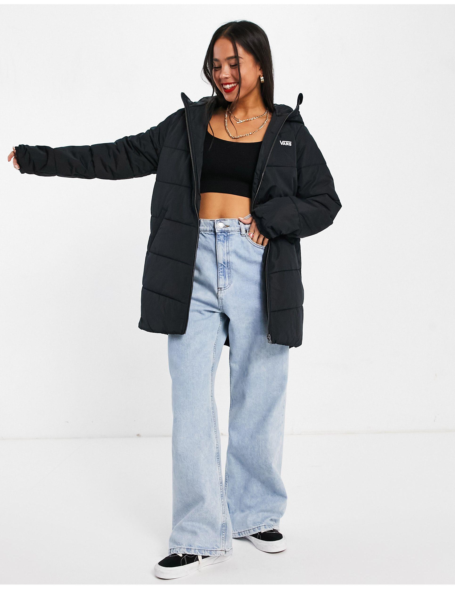Vans Foundry Mte Long Puffer Jacket in 