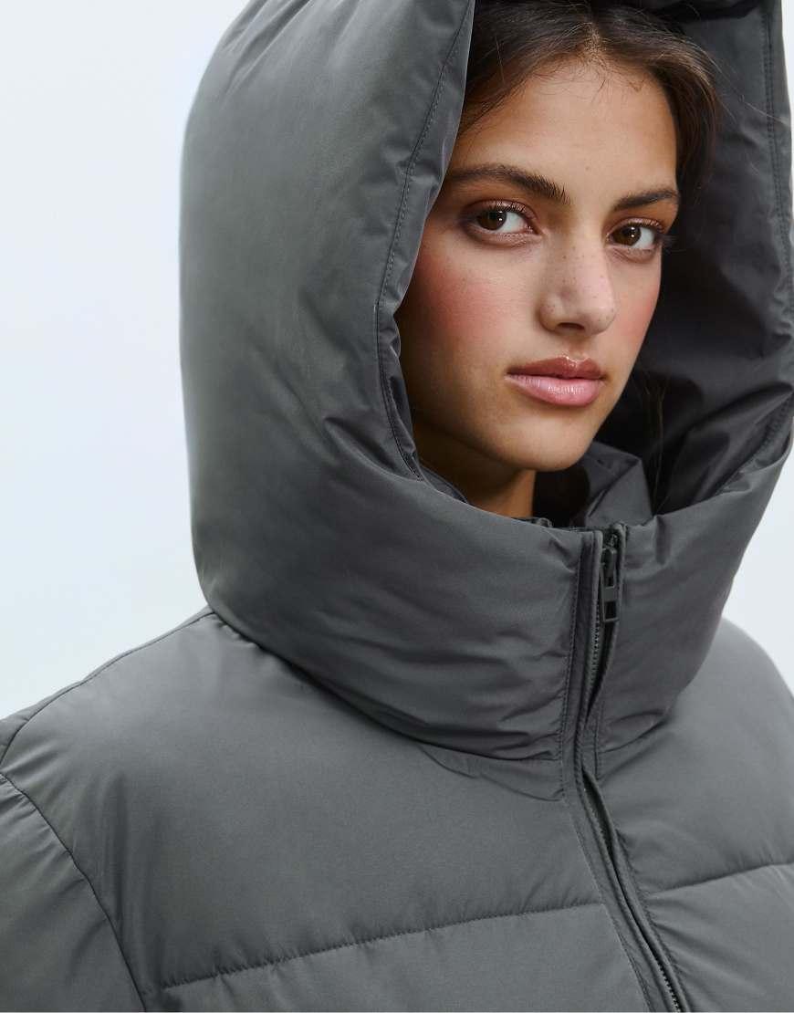 Stradivarius Giacca Parka Donna Stradivarius Giacche Grigio