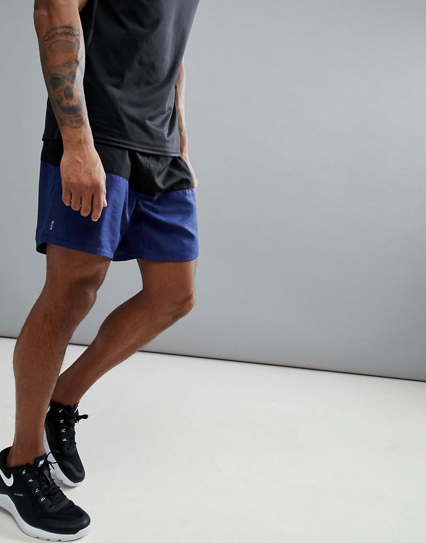 mens navy sports shorts