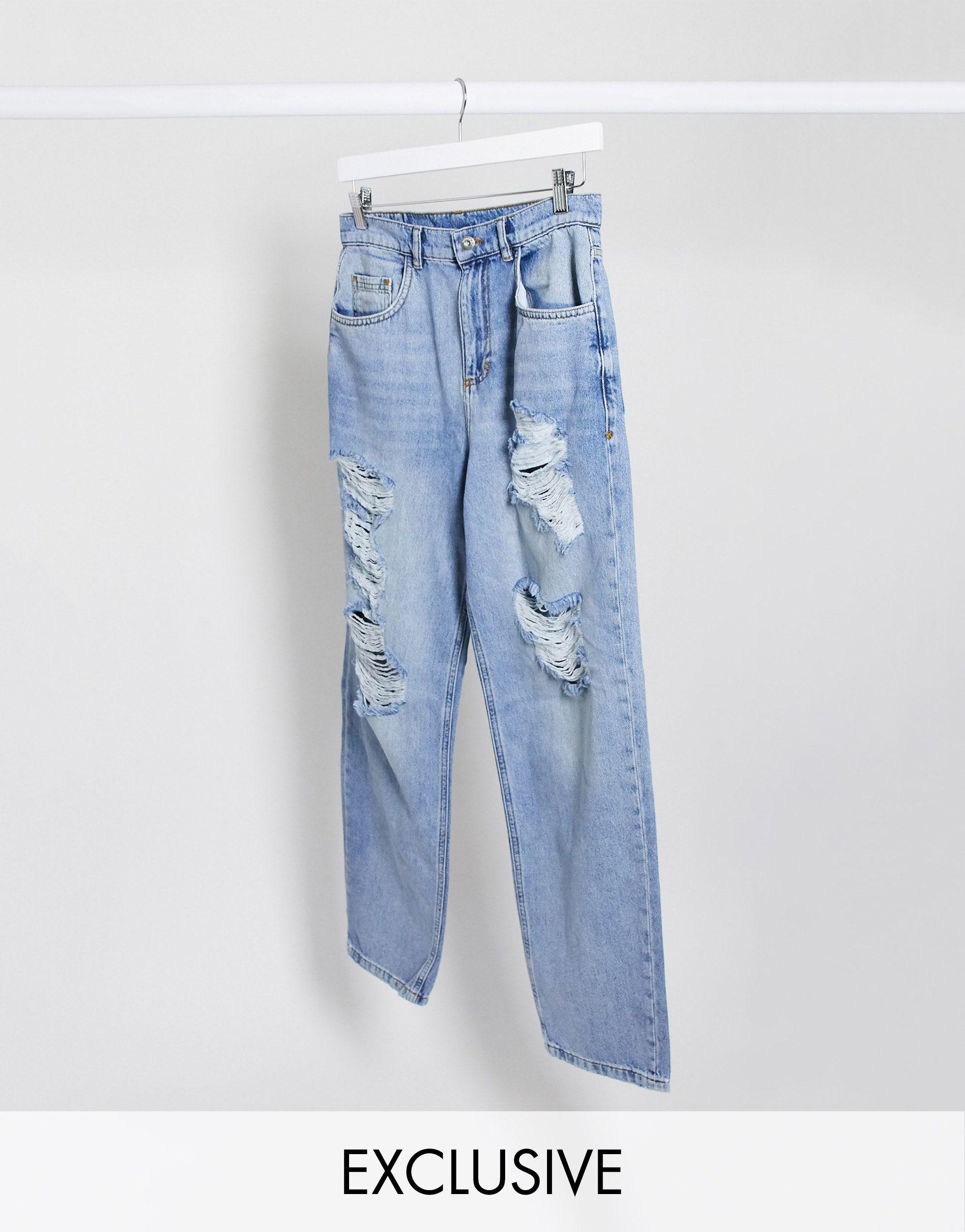 asos dad jeans collusion