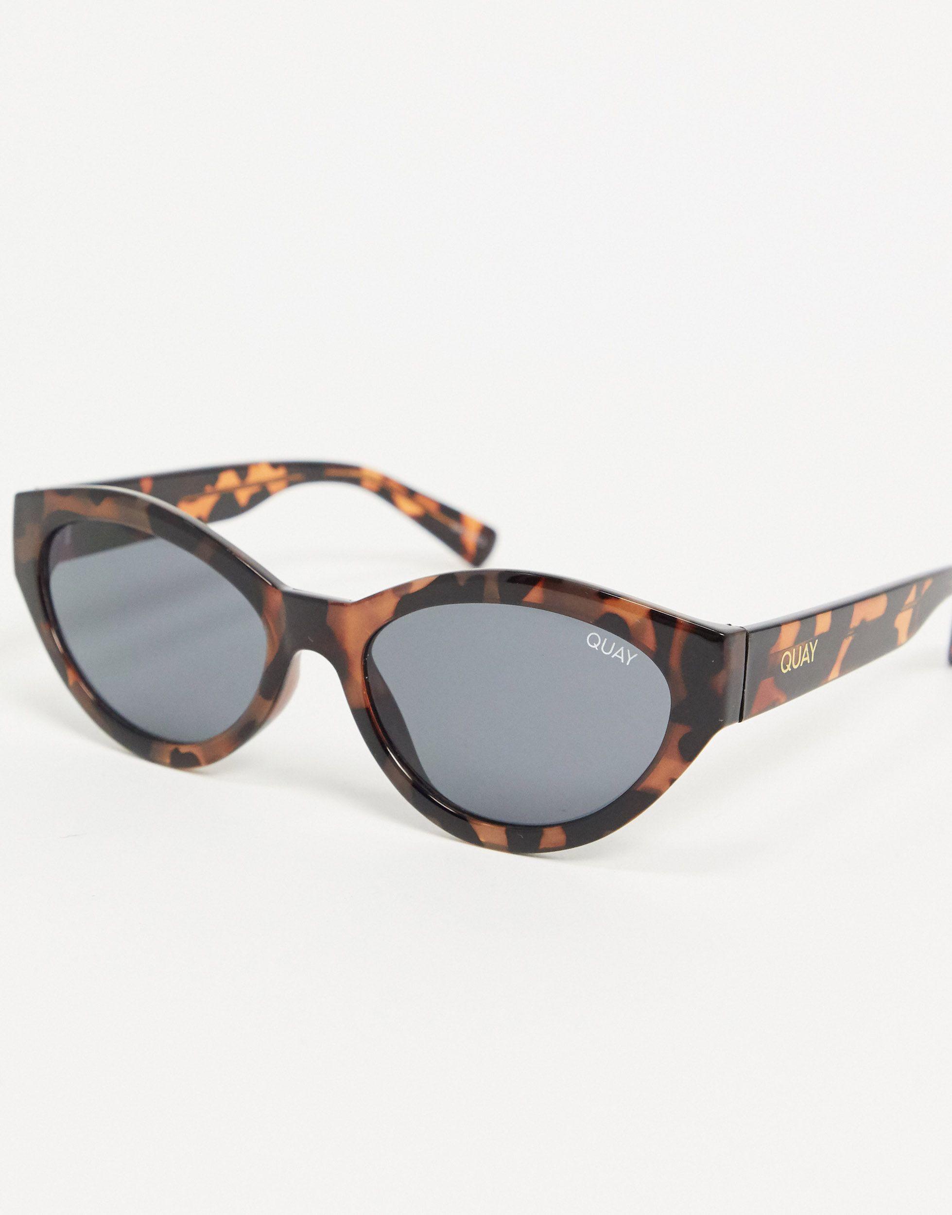 Totally buggin - occhiali da sole cat-eye tartarugati di Quay in Marrone |  Lyst