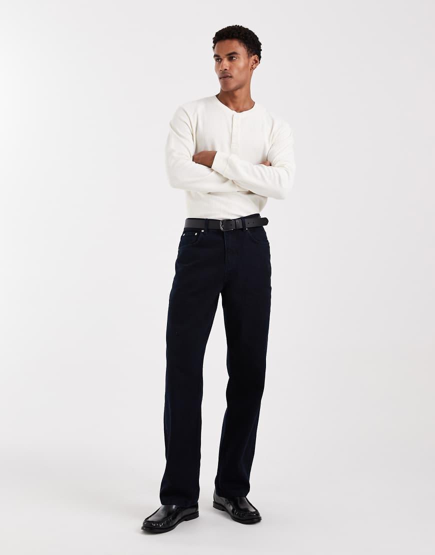 JACK & JONES Maglietta Uomo Infinity – Scollo A O, Maniche Corte, Bianco Anticato, Vestibilità Larga, Taglia M