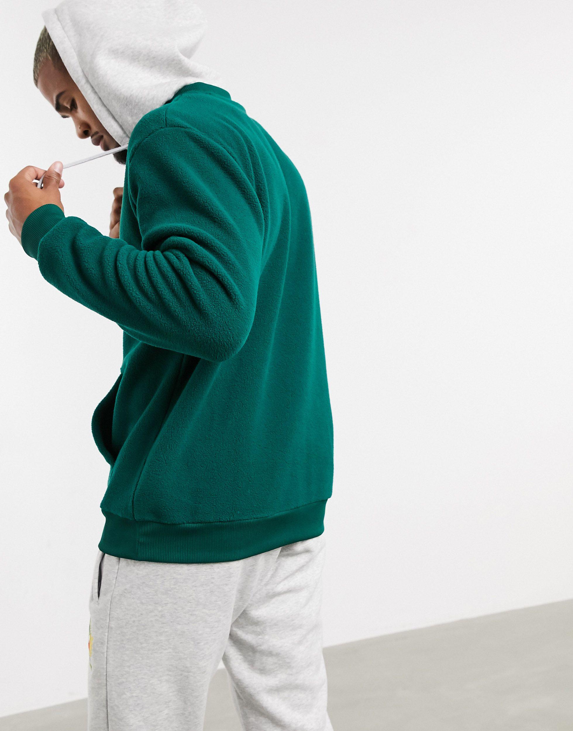 adidas Originals Hoodie With Collegiate Crest in Green for Men | Lyst  Australia