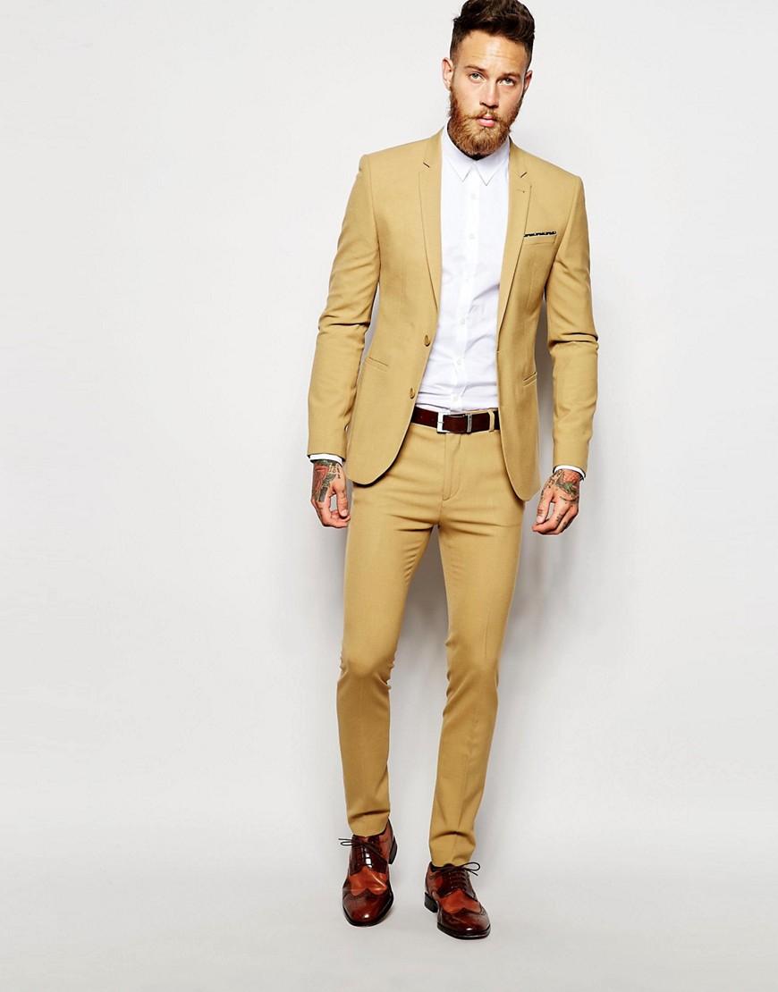 mens super skinny suit pants
