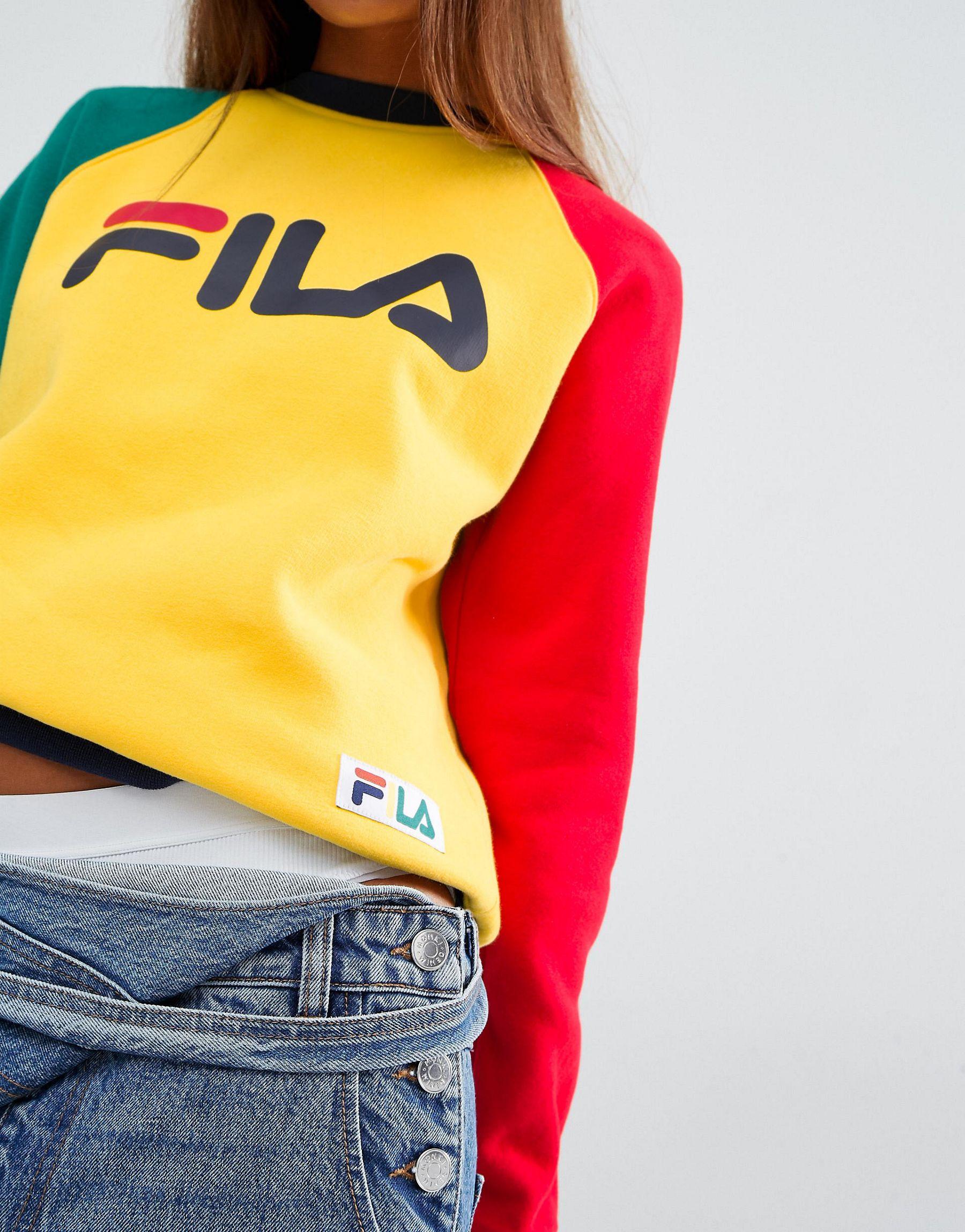 fila colour block sweatshirt,Quality assurance,protein-burger.com