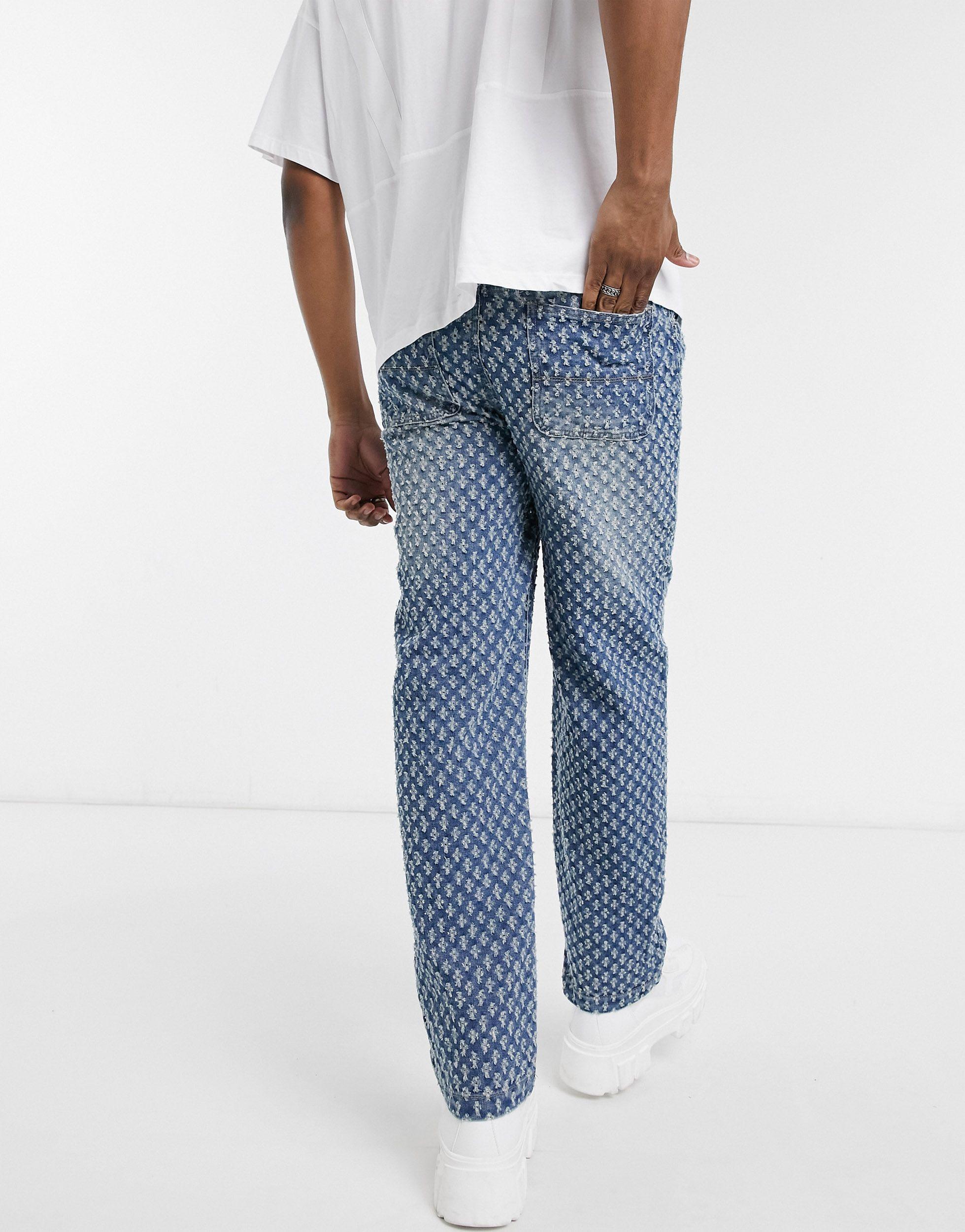 Jaded London Denim Skate Jeans With 