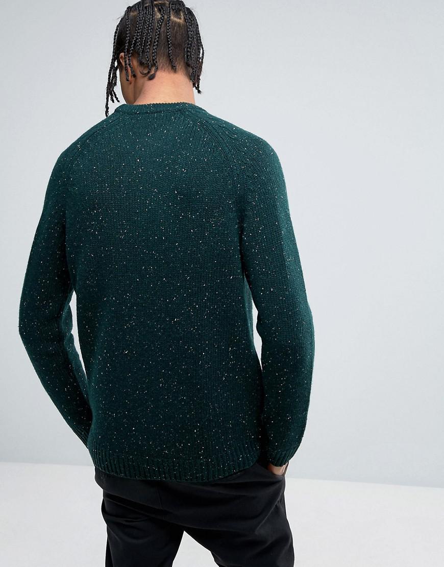 Carhartt WIP Wool Anglistic Sweater in Green for Men - Lyst
