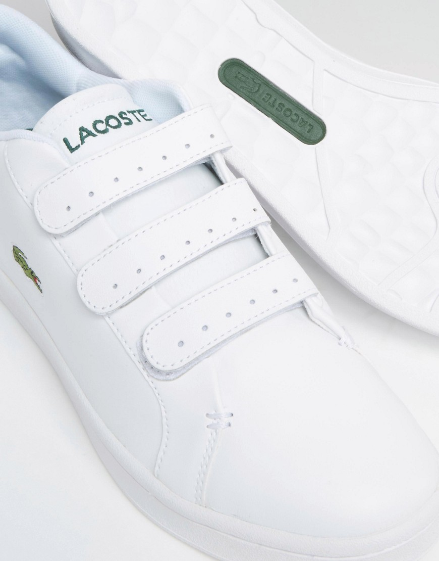 Lacoste Leather Camden Velcro Sneakers in White - Lyst
