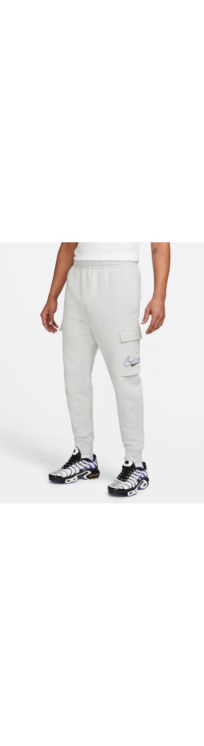 Nike 3d Swoosh Fleece Cargo joggers in Grey for Men Lyst Australia