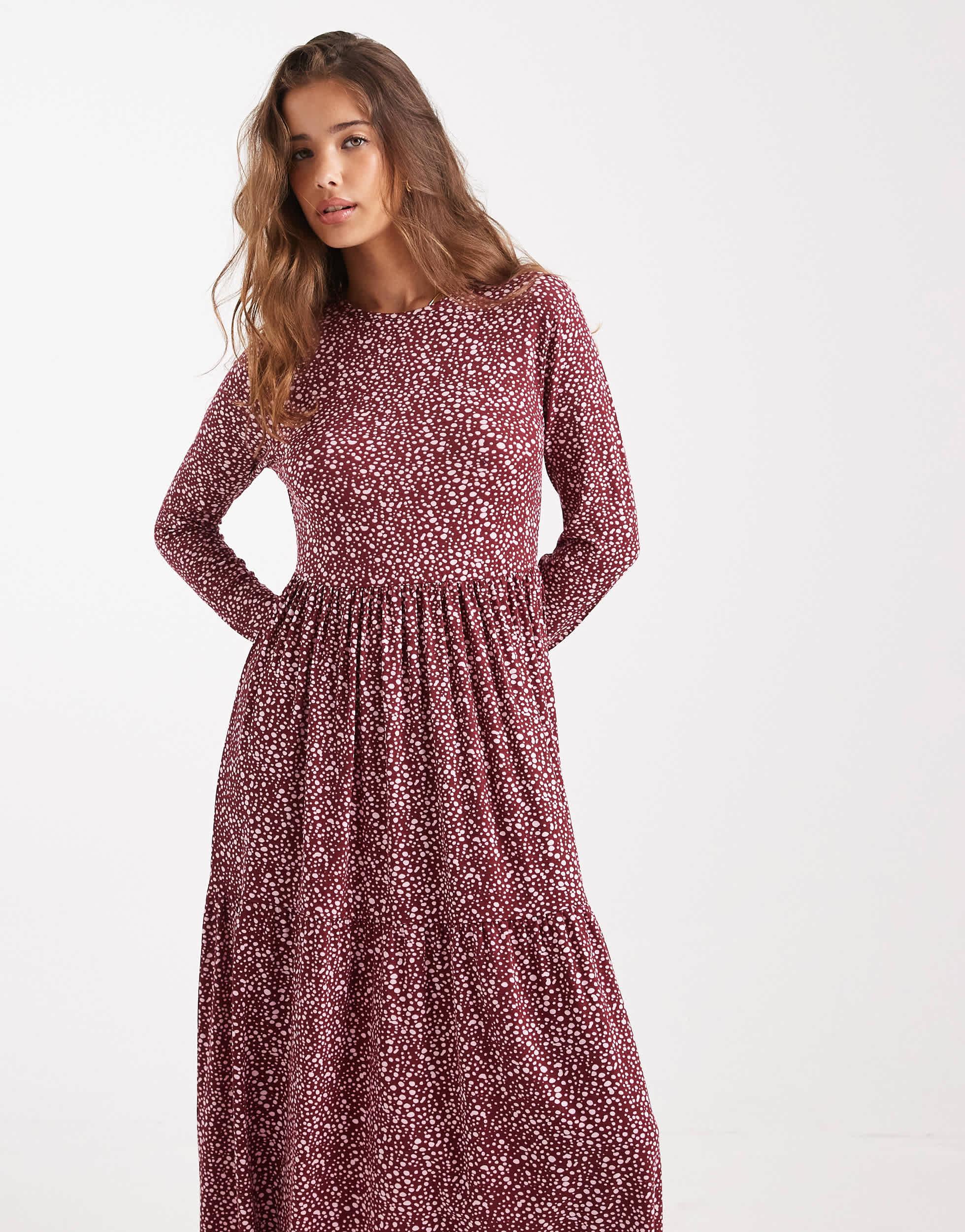 Designer Red Long Sleeve Polka Dot Dresses for Women - Up to 60% off | Lyst