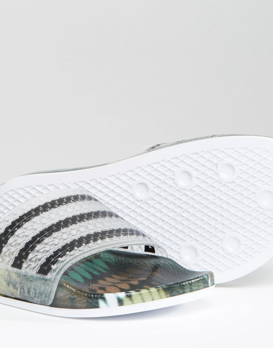 adidas flat slippers