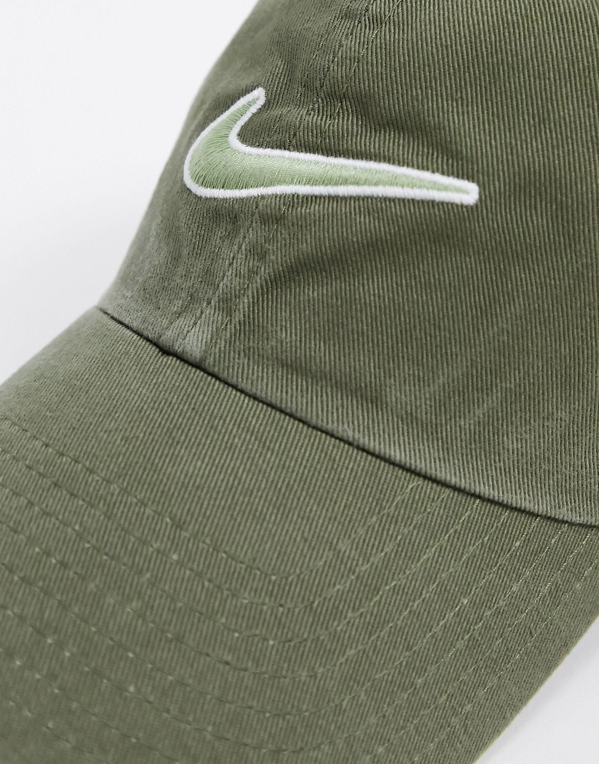 Casquette avec virgule brodée - kaki Nike pour homme en coloris Vert | Lyst