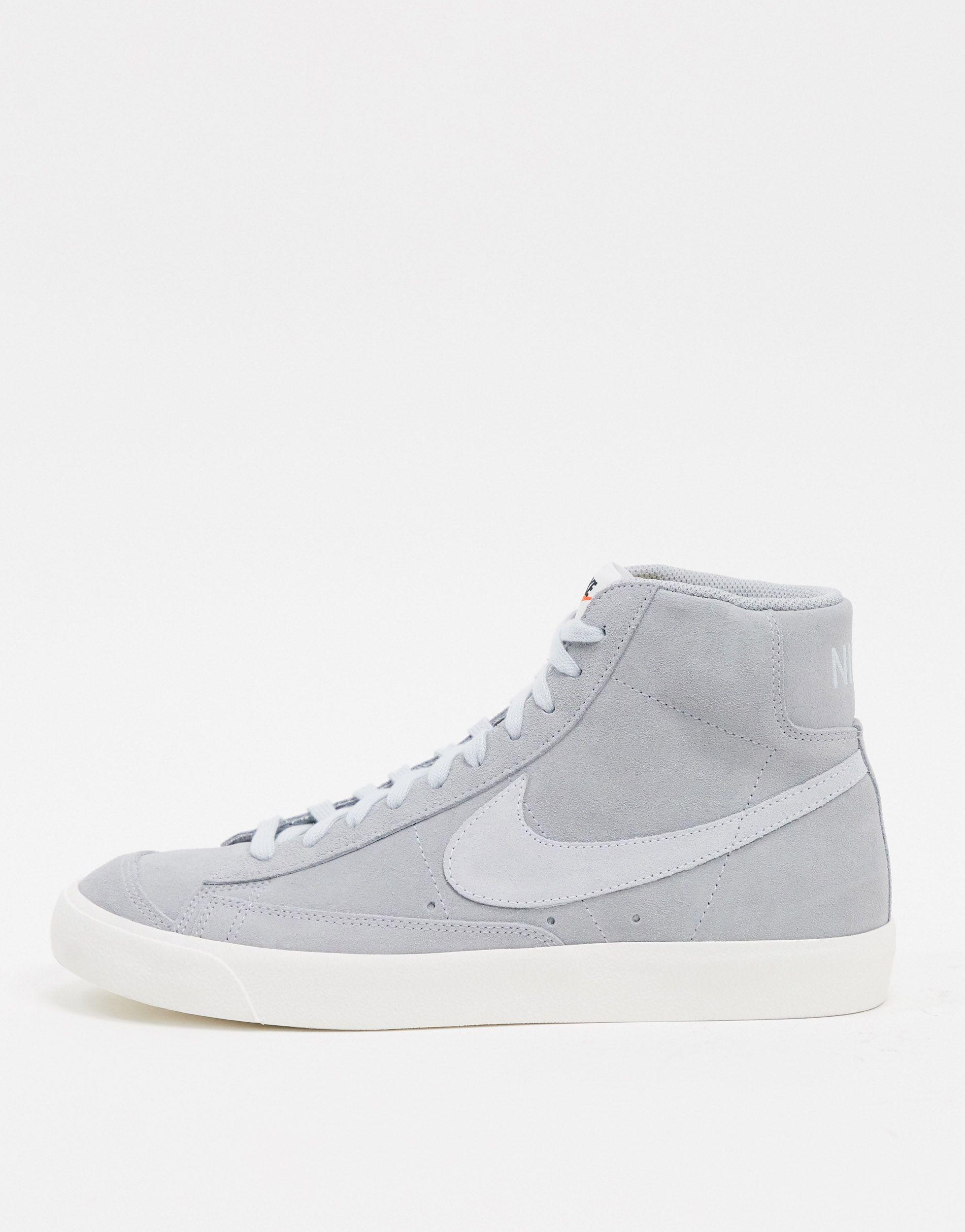 Blazer Mid '77 Suede Zapatillas Gris Nike de hombre de color Gris | Lyst