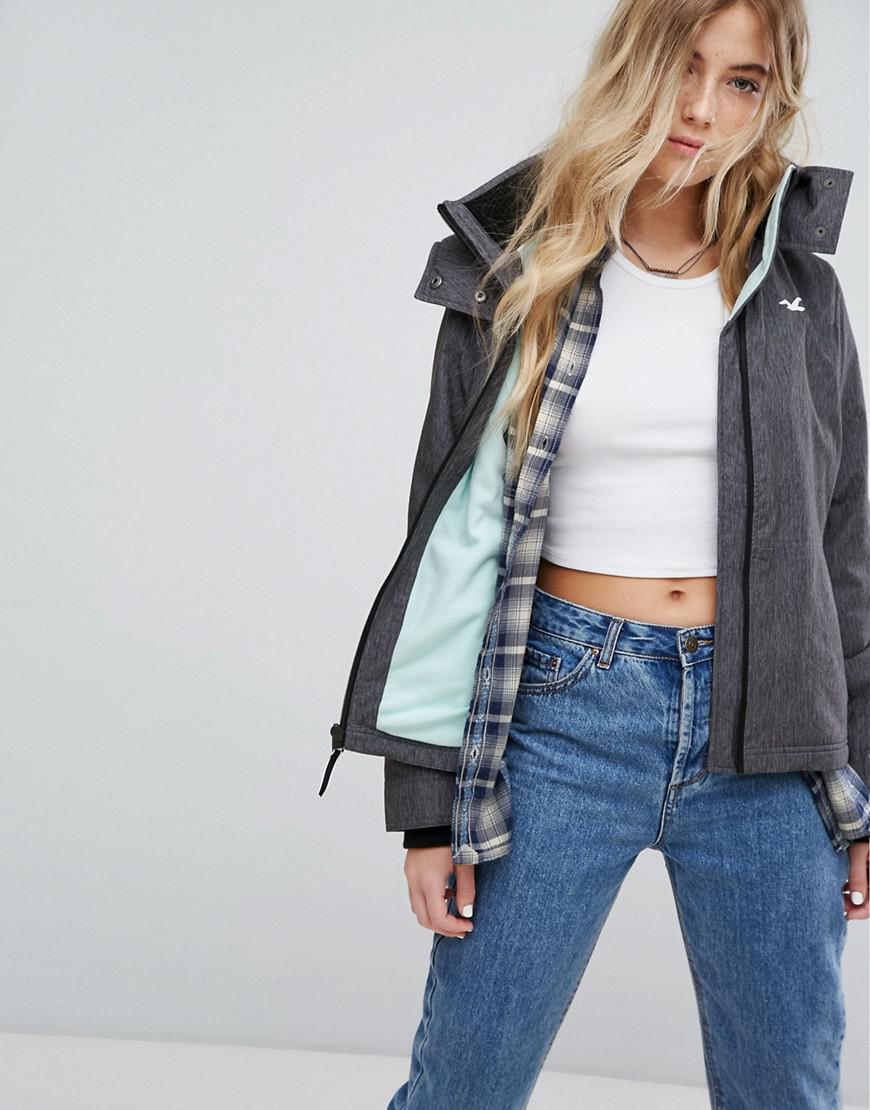 Hollister All Weather Jacket-grey in Grey