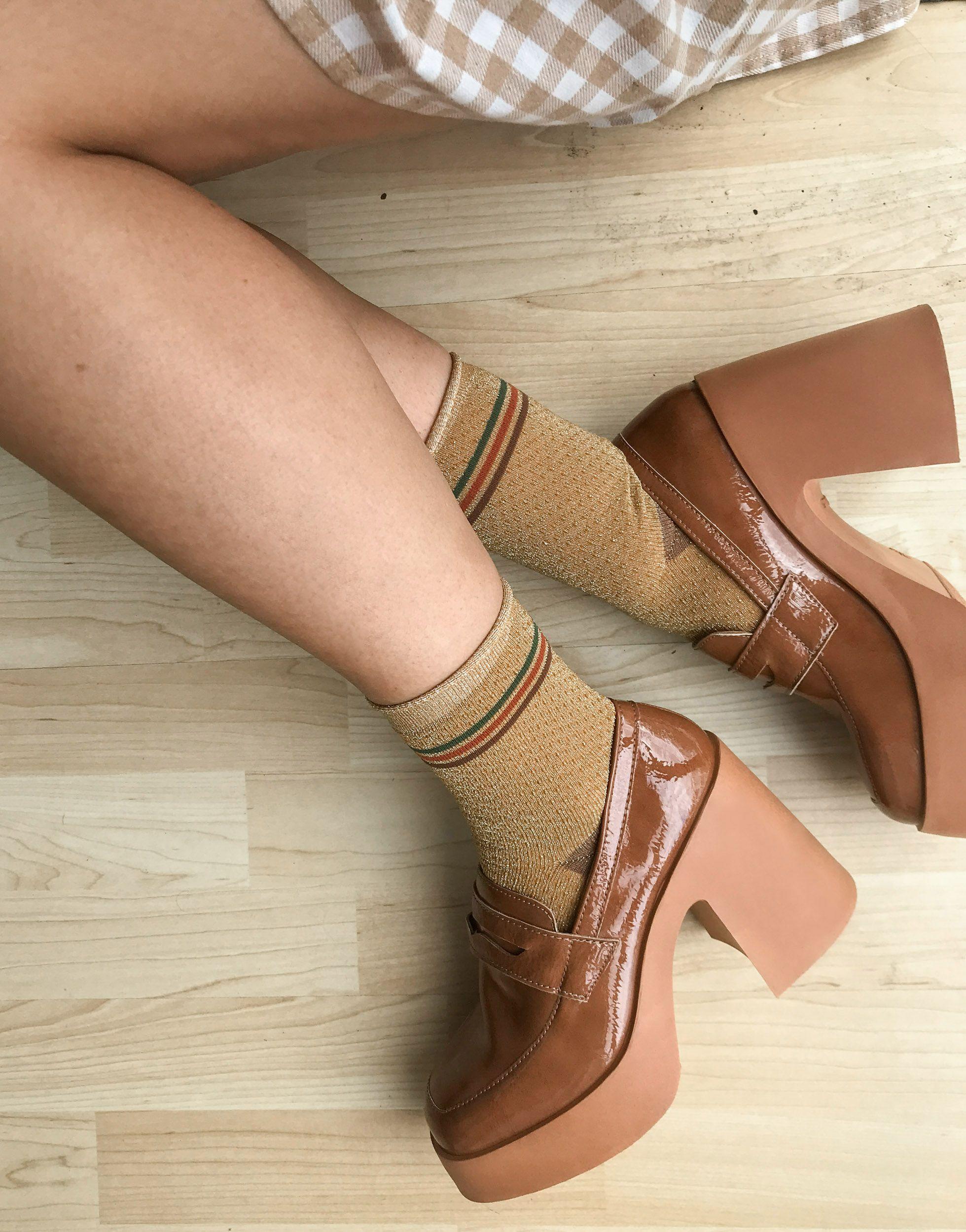 Profile - mocassins chunky à talons hauts - fauve ASOS en coloris Marron |  Lyst