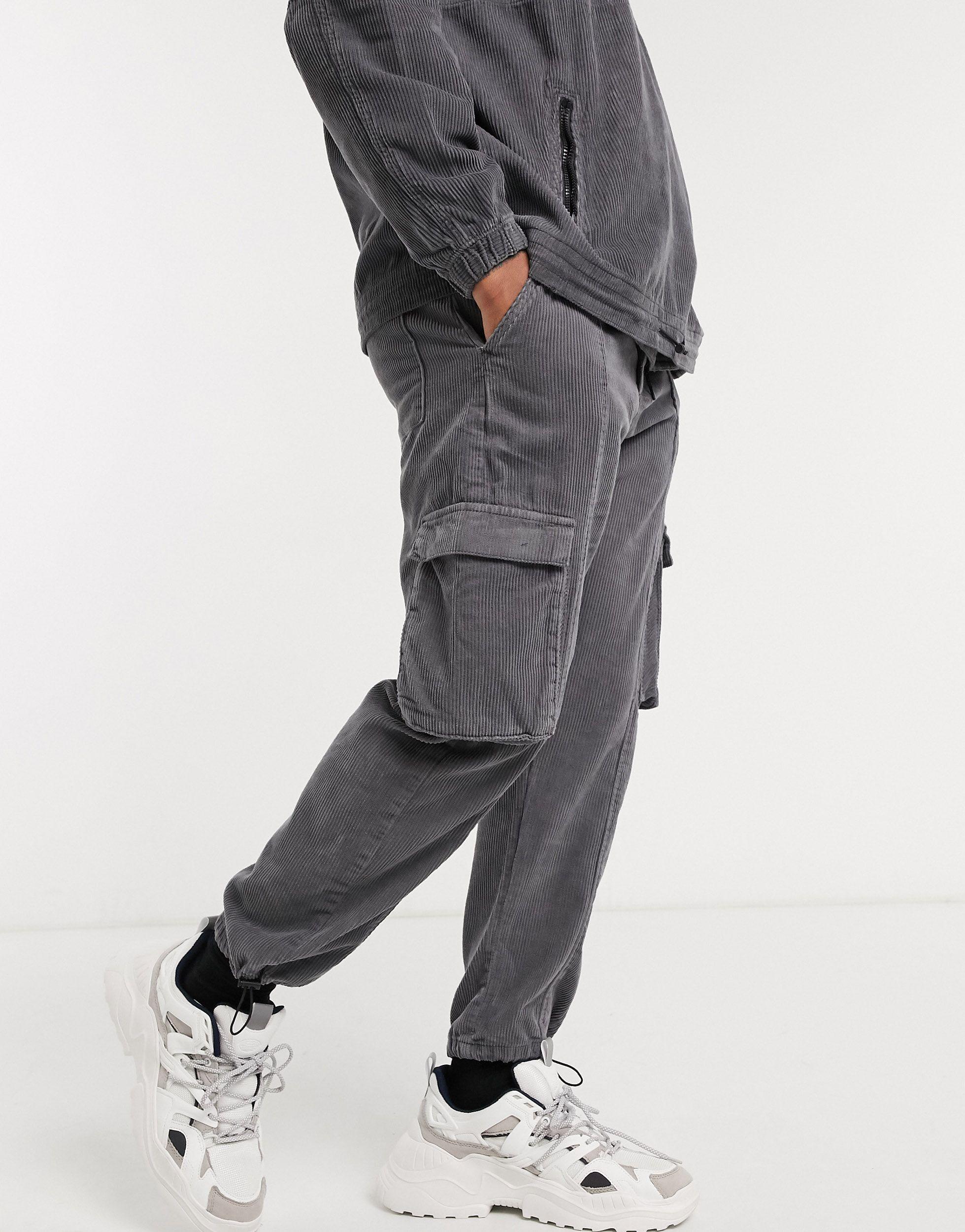cord cargo trousers