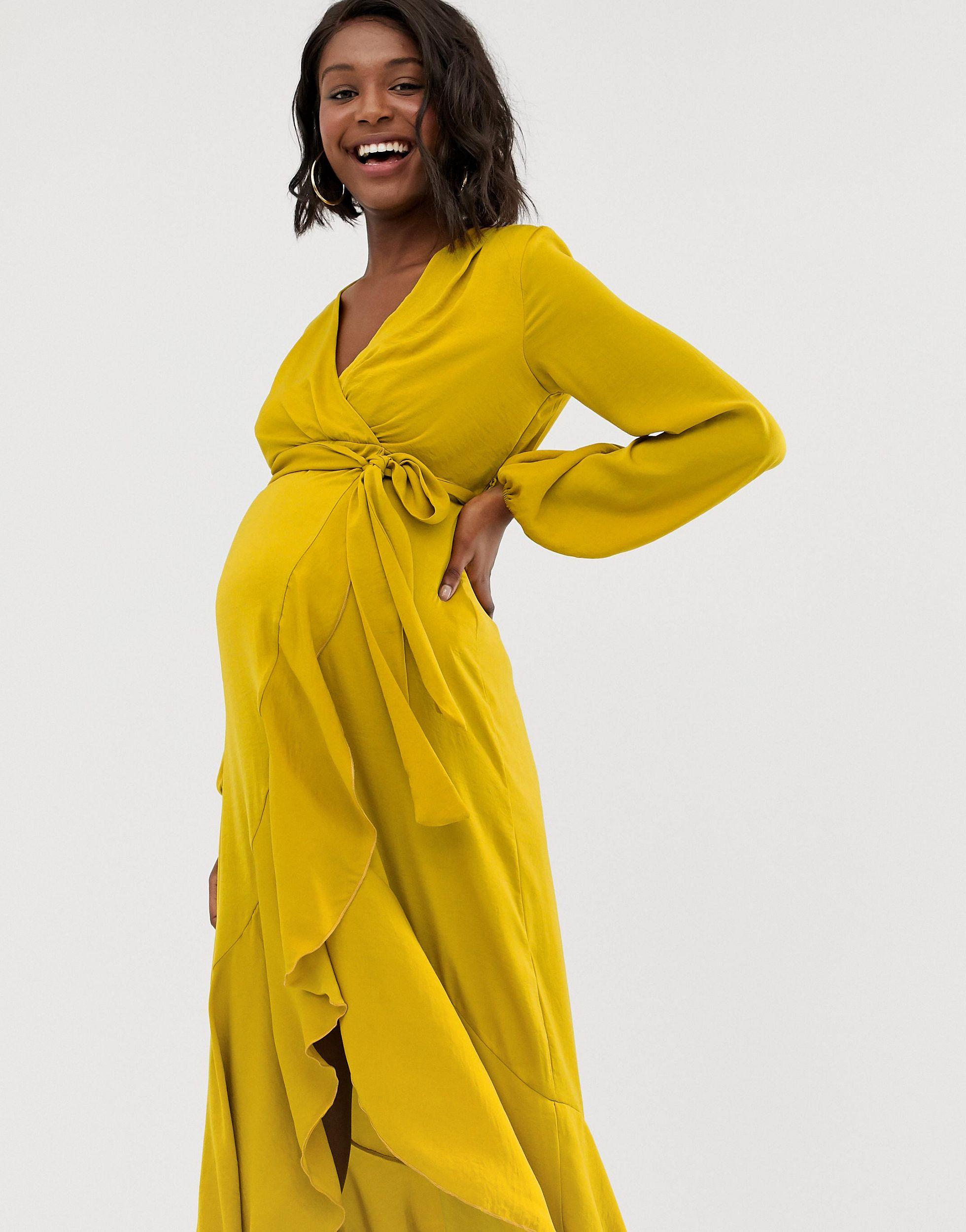 flounce london wrap dress