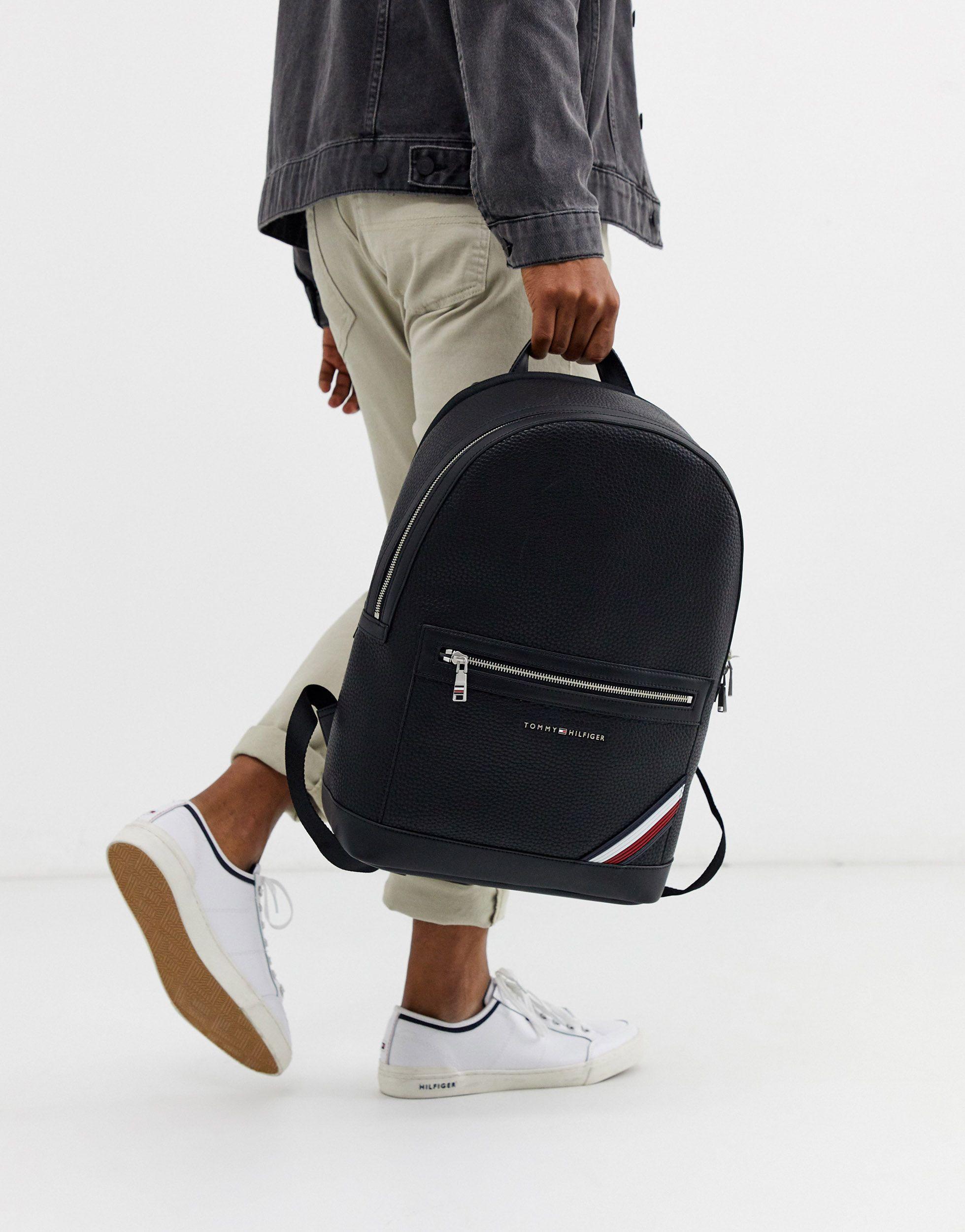 Tommy Hilfiger Downtown Backpack in Black for Men | Lyst