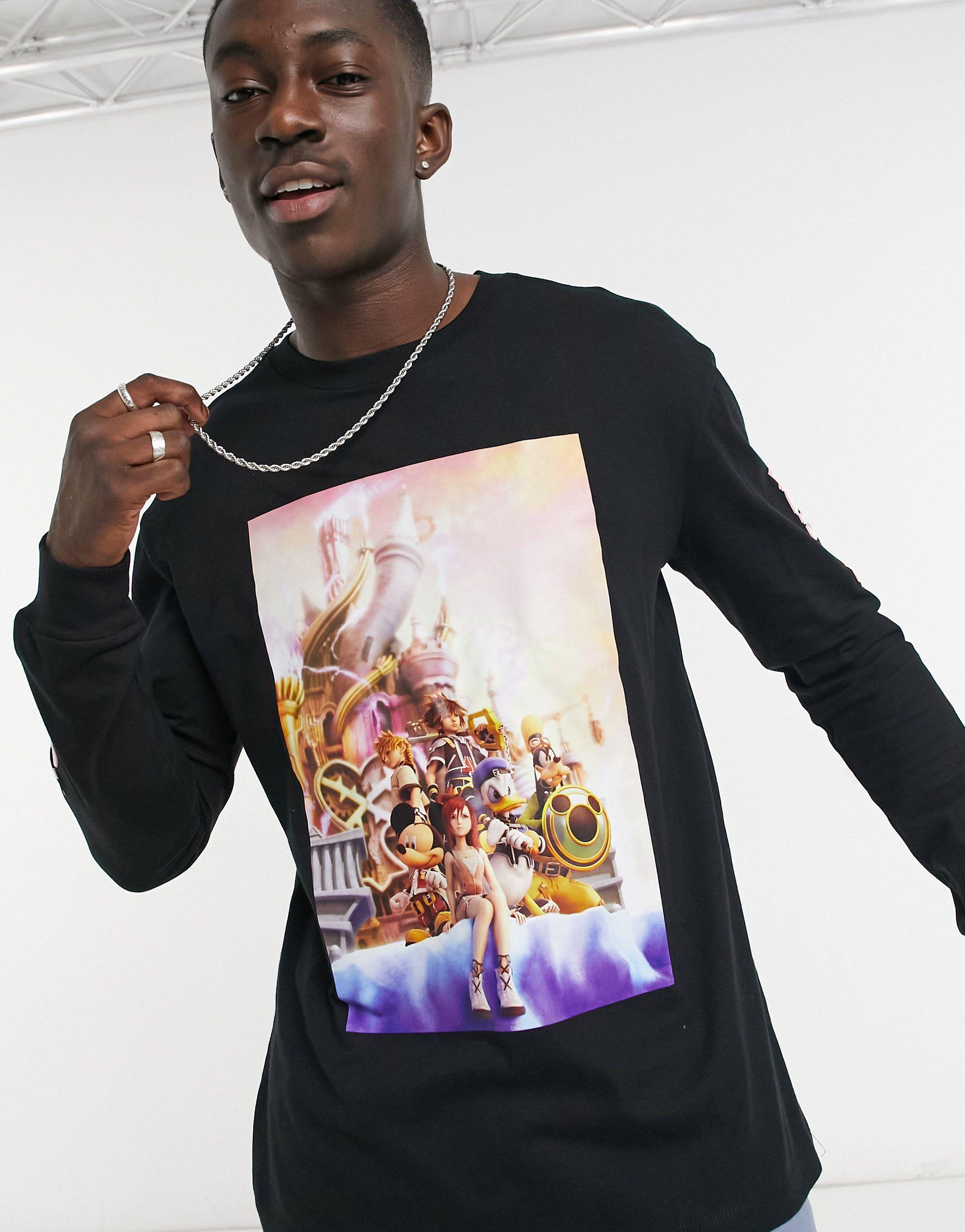 Bershka Kingdom Hearts Long Sleeve T-shirt for Men | Lyst