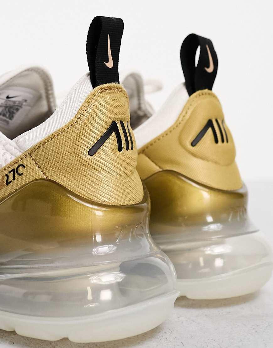 Nike 270 nere e oro hotsell