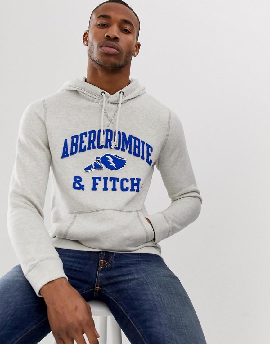 abercrombie and fitch logo hoodie