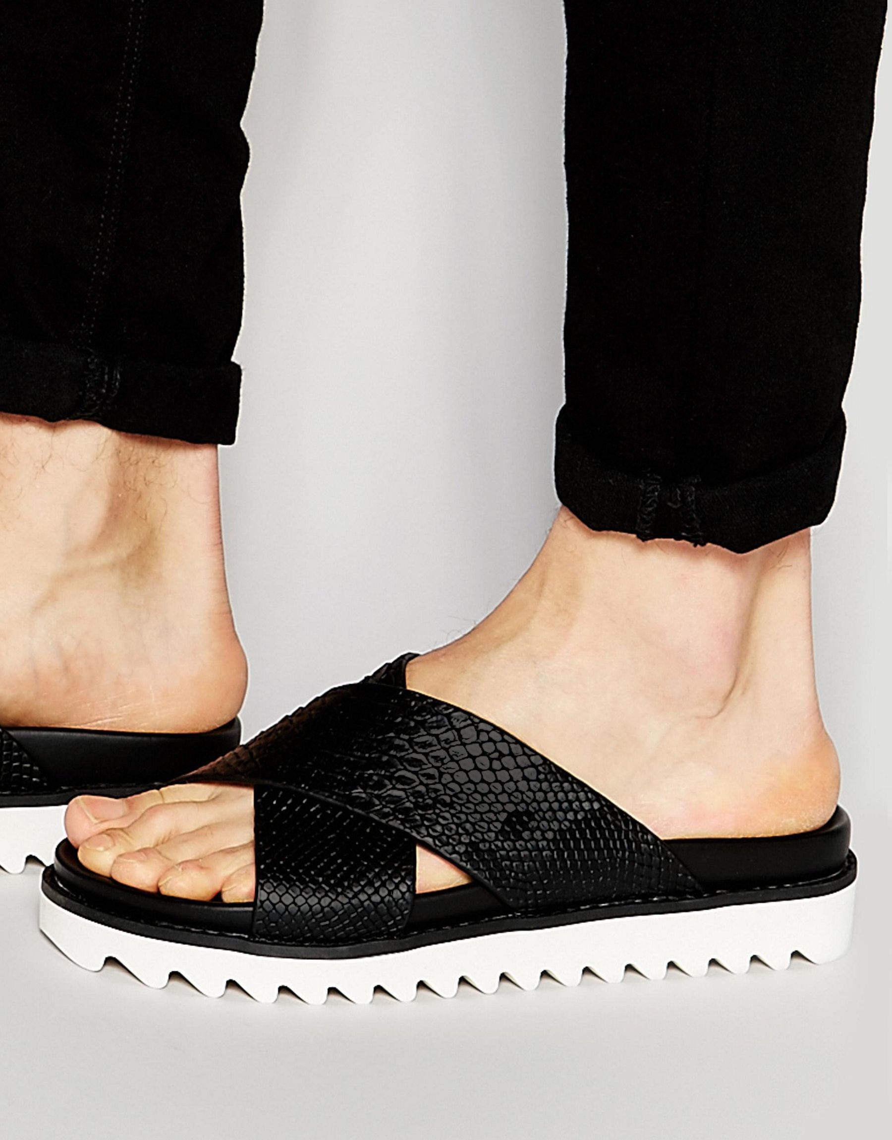 asos slide sandals