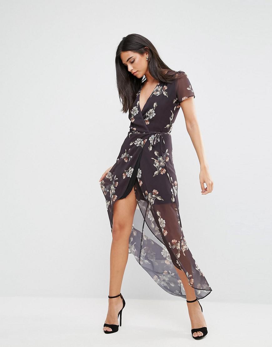 hope and ivy wrap maxi dress