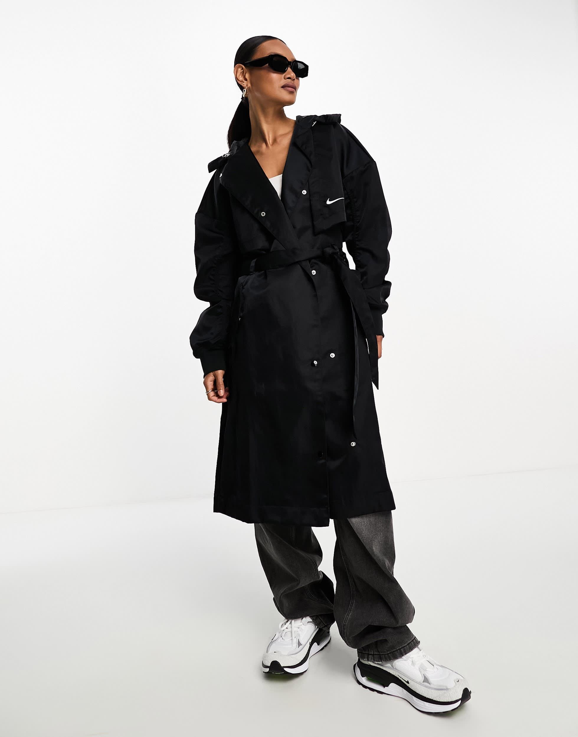 Trench Coat Long Manteau Nike Femme NWT Nike Sportswear Windrunner