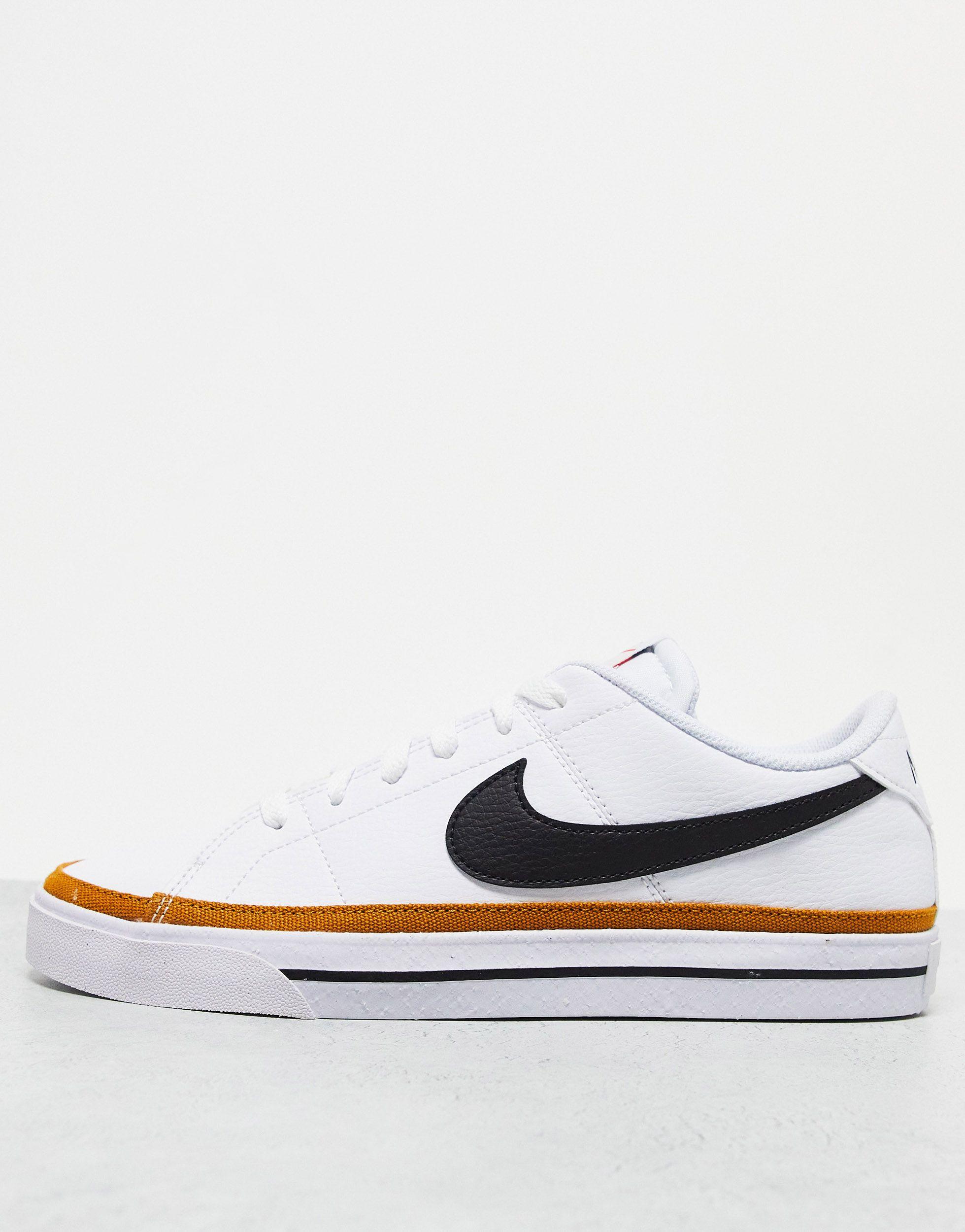 Nike Court Legacy Sneakers in White for Men Lyst Nike Court Legacy Sneakers in White for Men Lyst