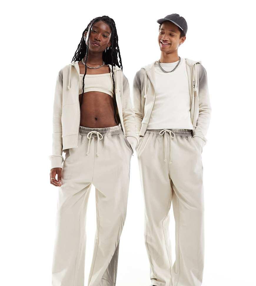 Collusion Unisex Relaxed joggers in White Lyst UK