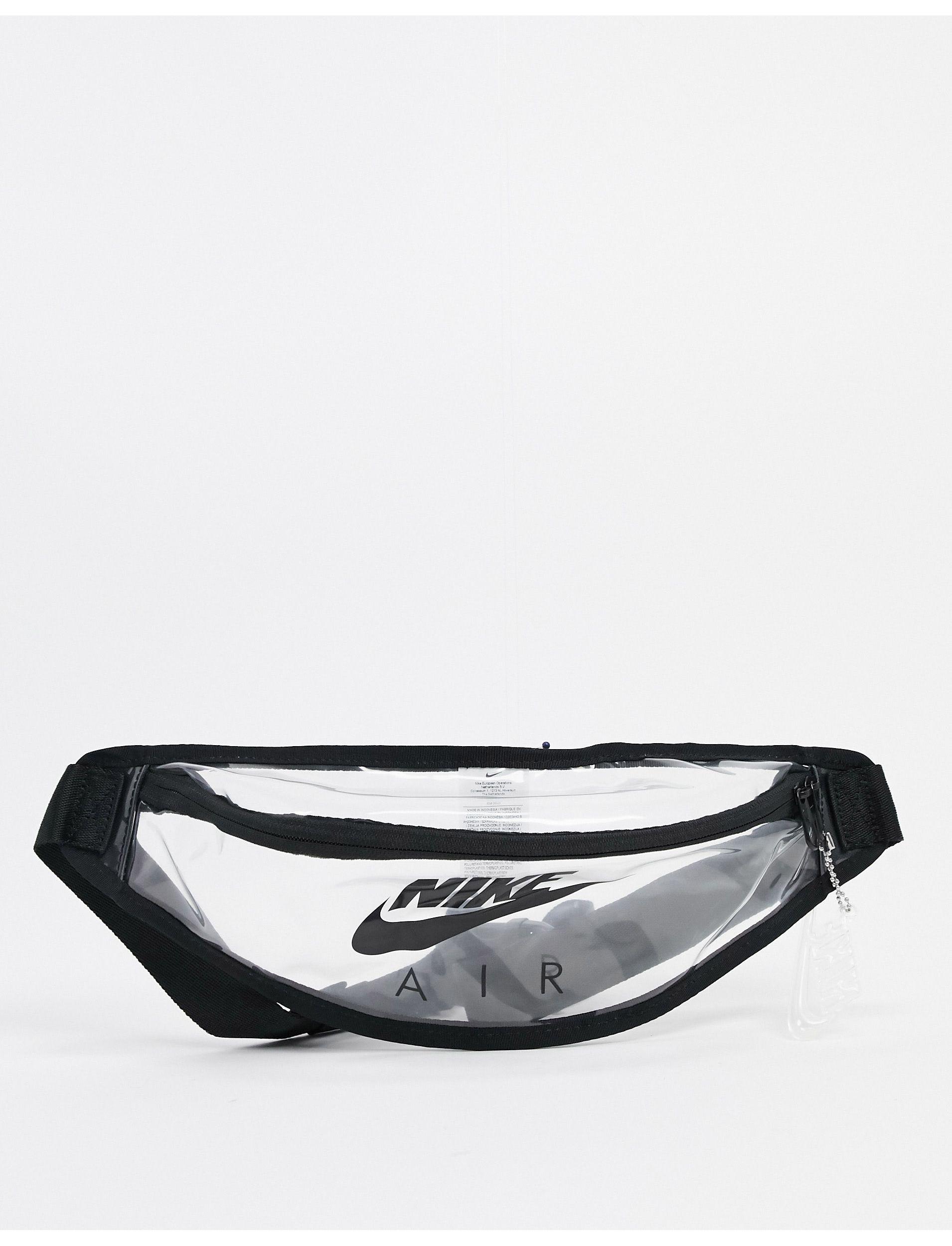 Transporte Encogerse de hombros Pacer Riñonera transparente Heritage Nike de hombre | Lyst