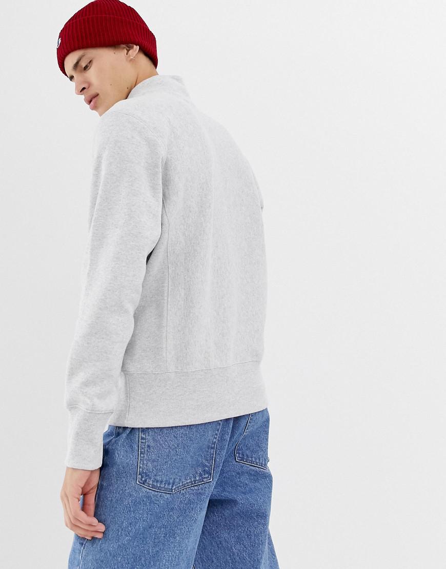 Champion reverse weave quarter zip small logo sweat 2025