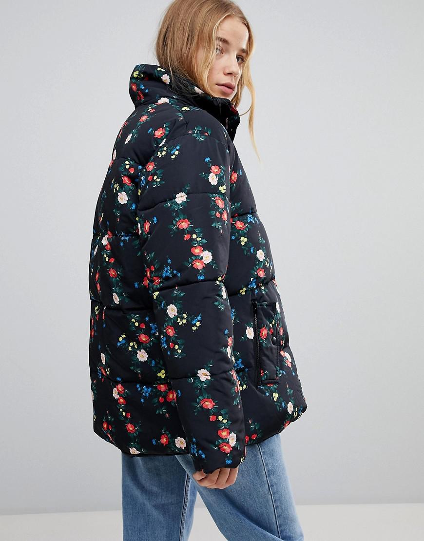 padded floral jacket