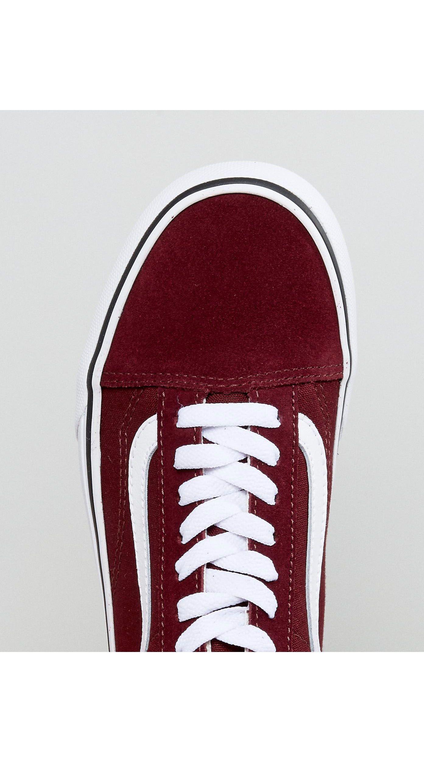 vans bordeaux plateforme
