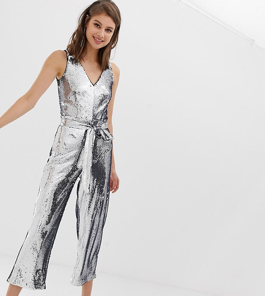 Warehouse Jumpsuit in Metallic | Lyst