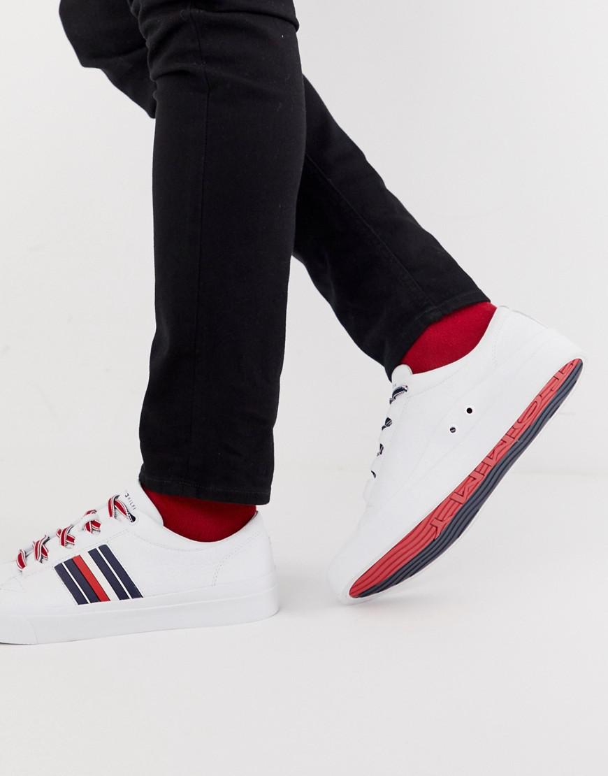 tommy hilfiger corporate leather sneaker sneaker