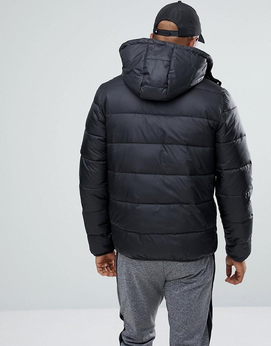 ellesse overhead jacket black