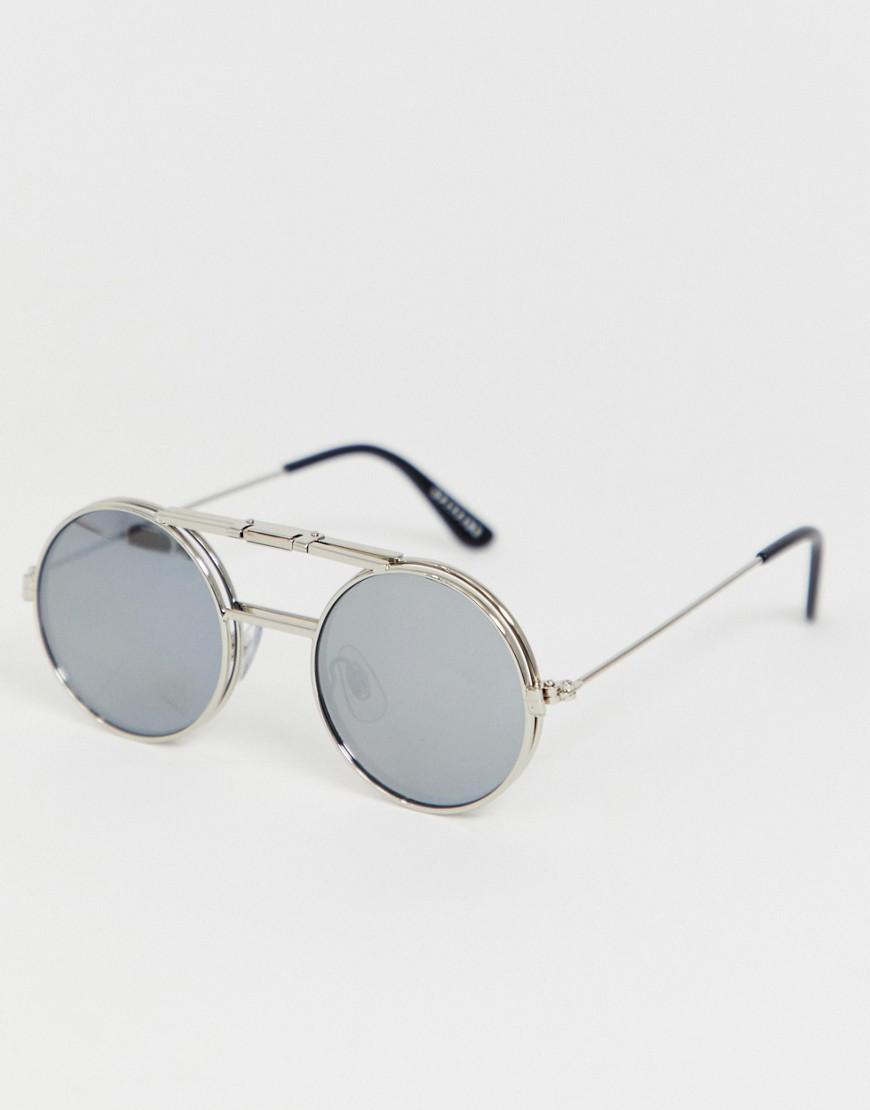 Lennon - Occhiali da sole tondi con clip argento da Uomo di Spitfire in  Metallizzato | Lyst