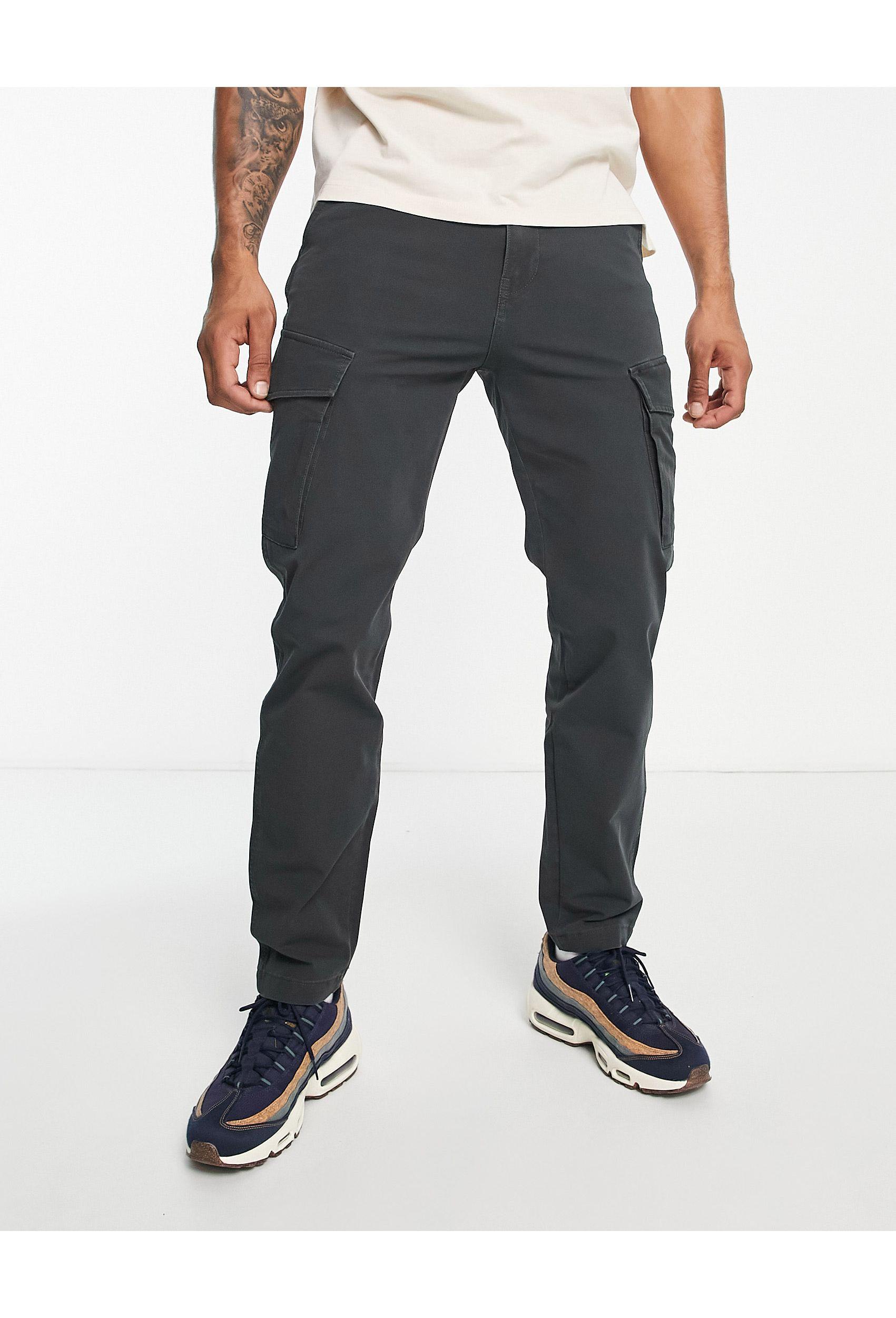 Levi's Xx Slim Taper Cargo Pants With Pockets in Black for Men | Lyst