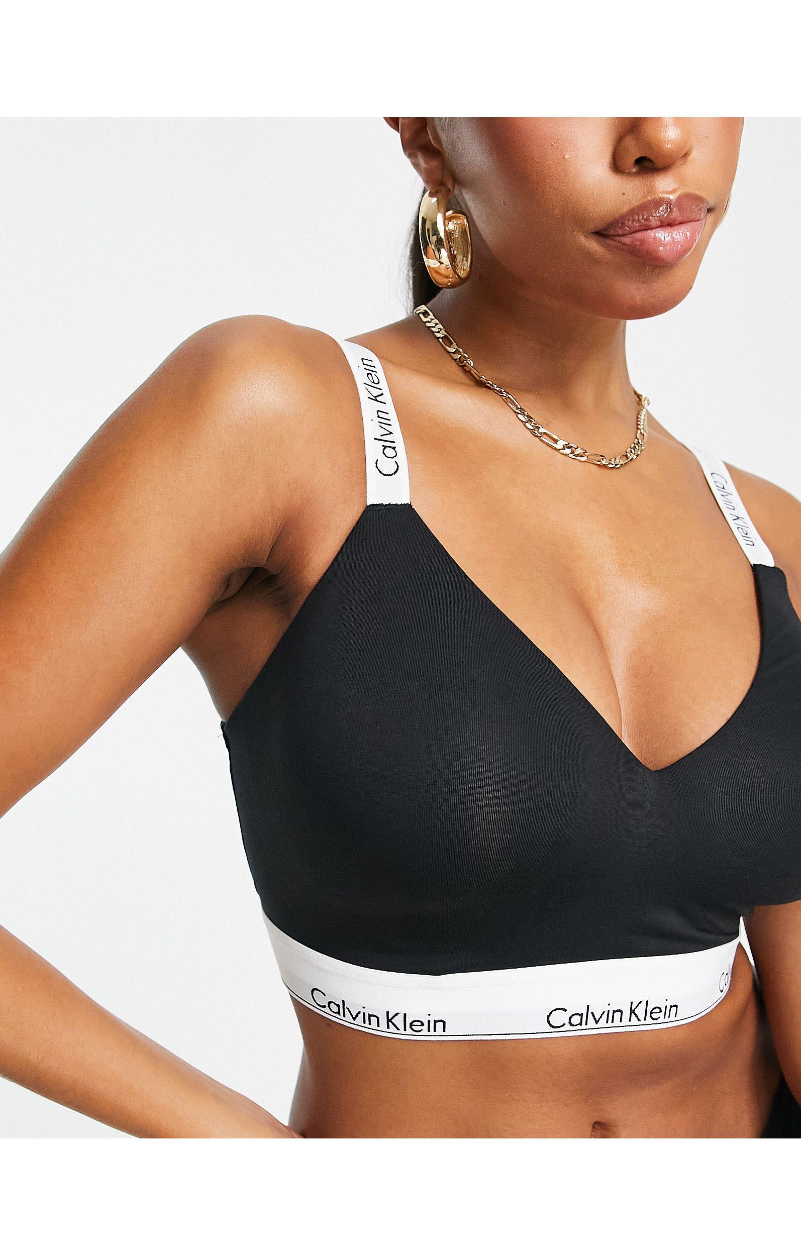 Calvin Klein - MODERN COTTON BRALETTE UNLINED in Black