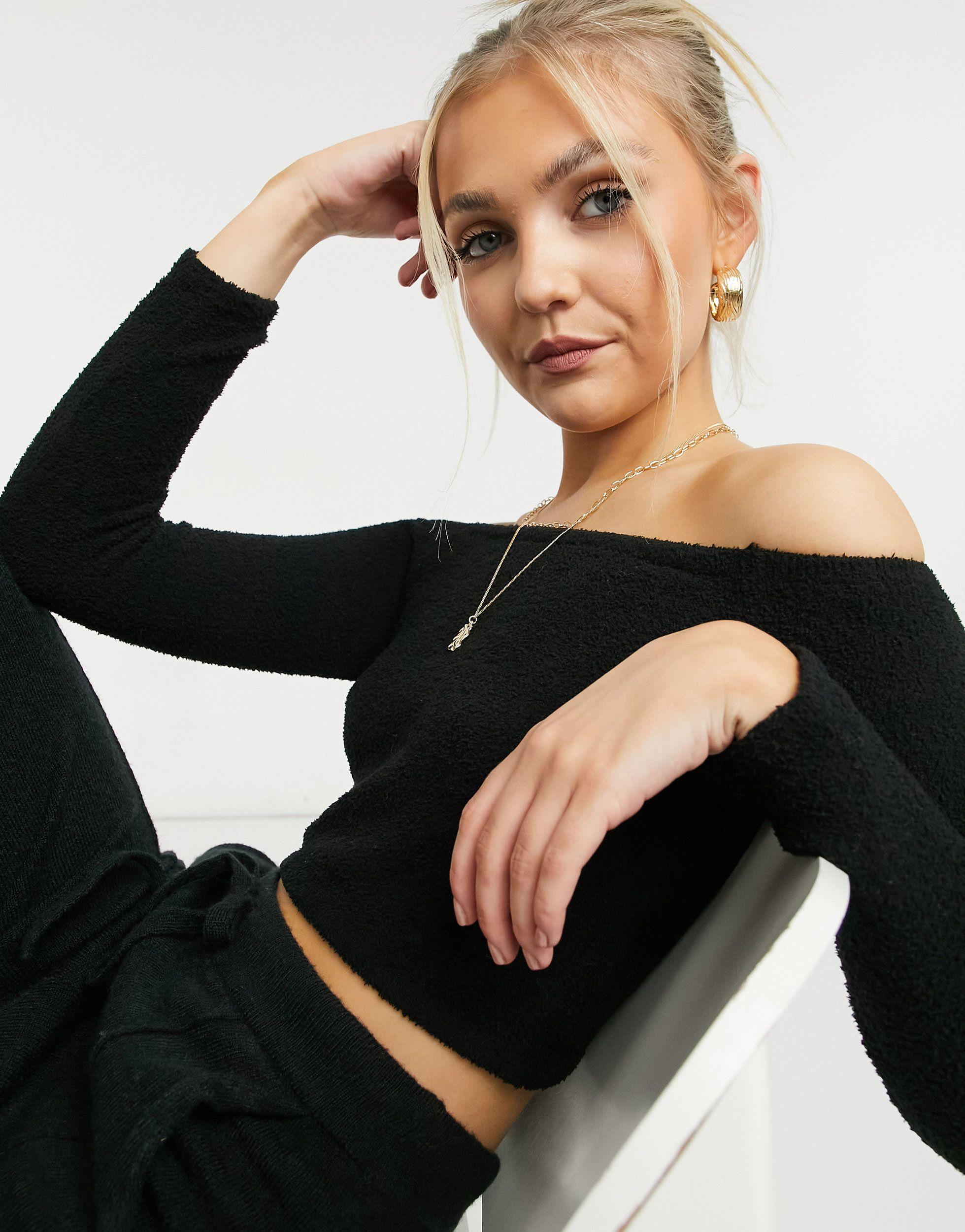 monki cropped shirt