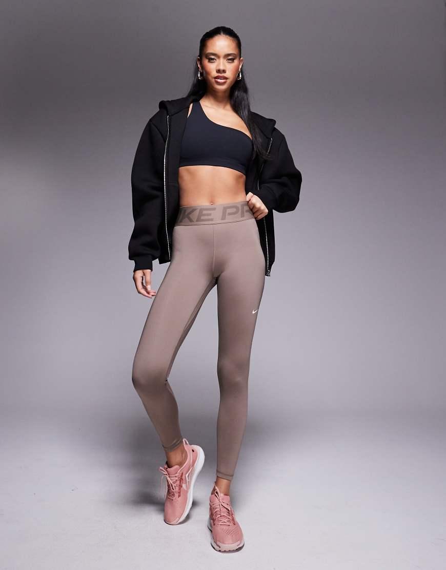 brown nike leggings