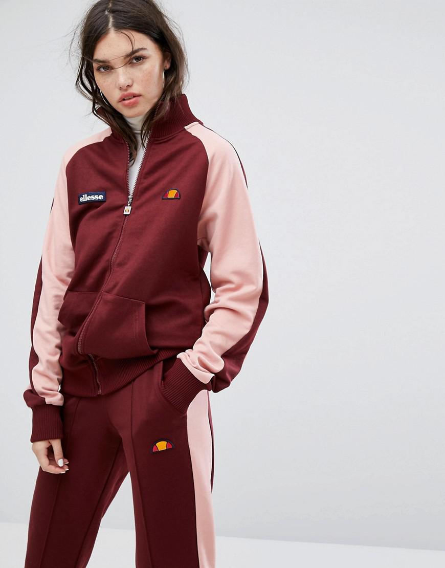 red ellesse tracksuit