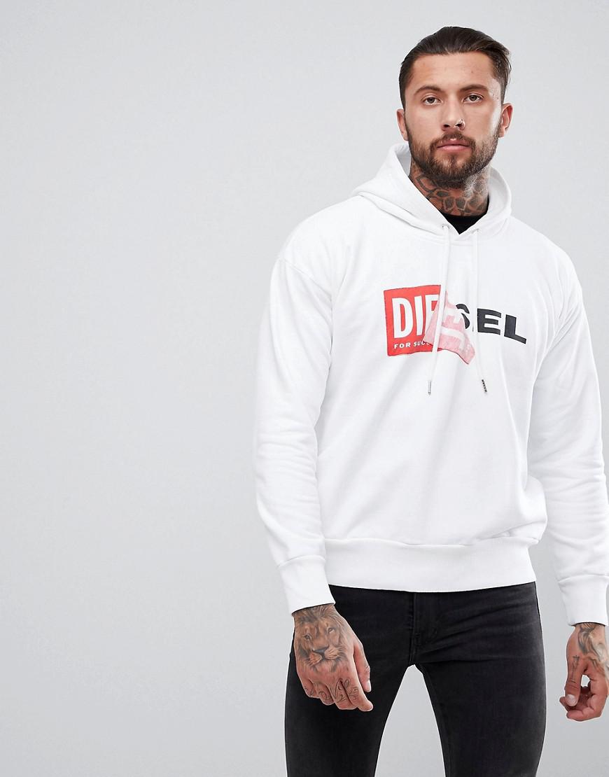 white diesel hoodie