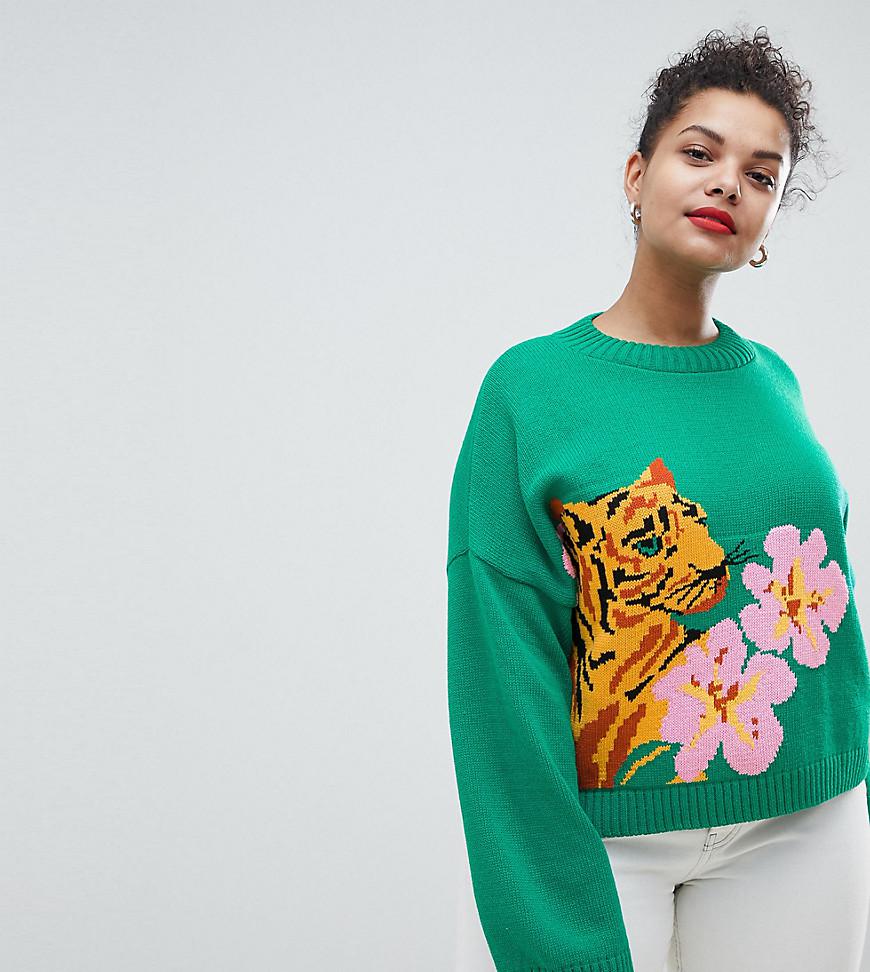 asos tiger sweater